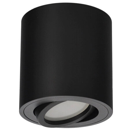 MALDA Black spot ceiling luminaire, IP20, GU10, 220-240V, round black EDO777233 Edo Solutions