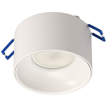 ZAMA White S IP20 concealed ceiling luminaire, round white EDO777454 Edo Solutions